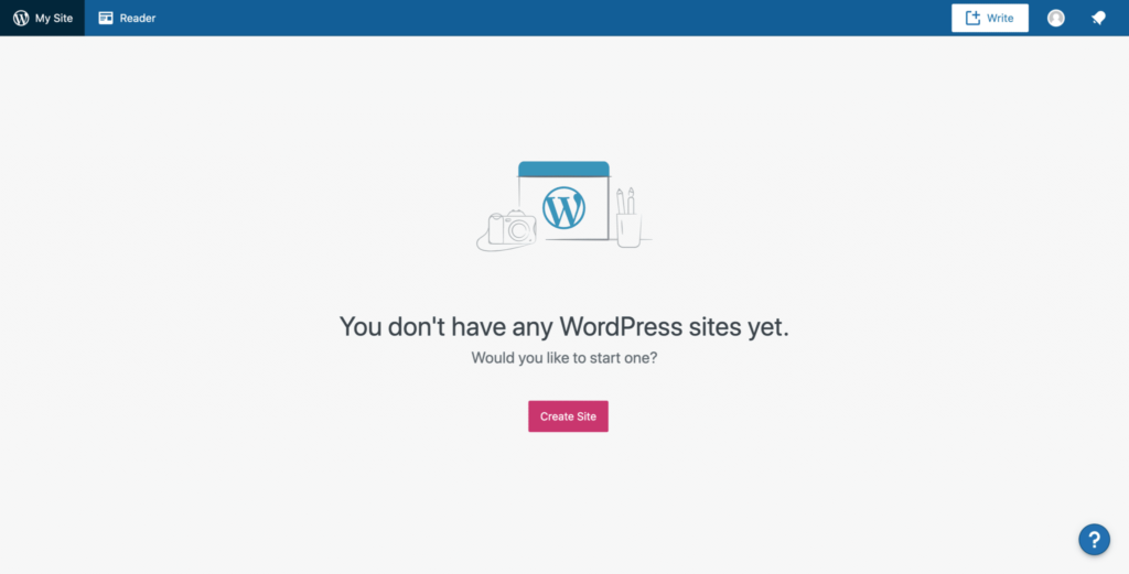 WordPress公式サイトのトップページのスクリーンショット